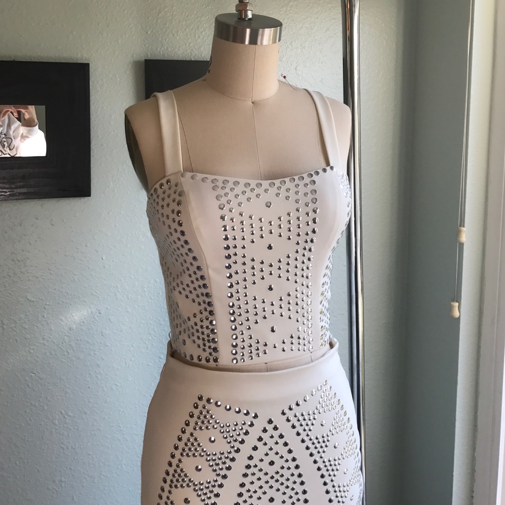 COPY - Studded crop and skirt